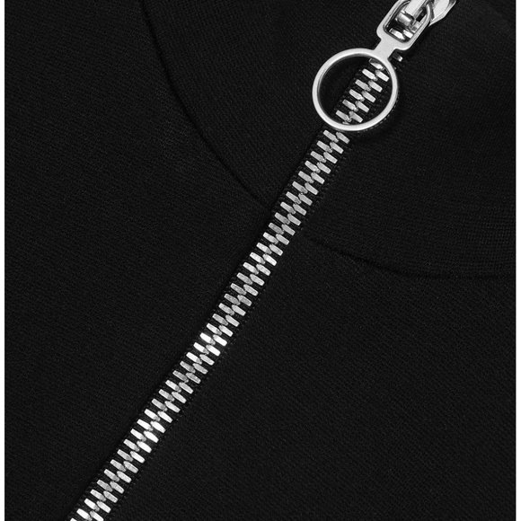 Ninety Percent Stretch Mini Dress Mock Neck Zipper - Picture 5 of 5